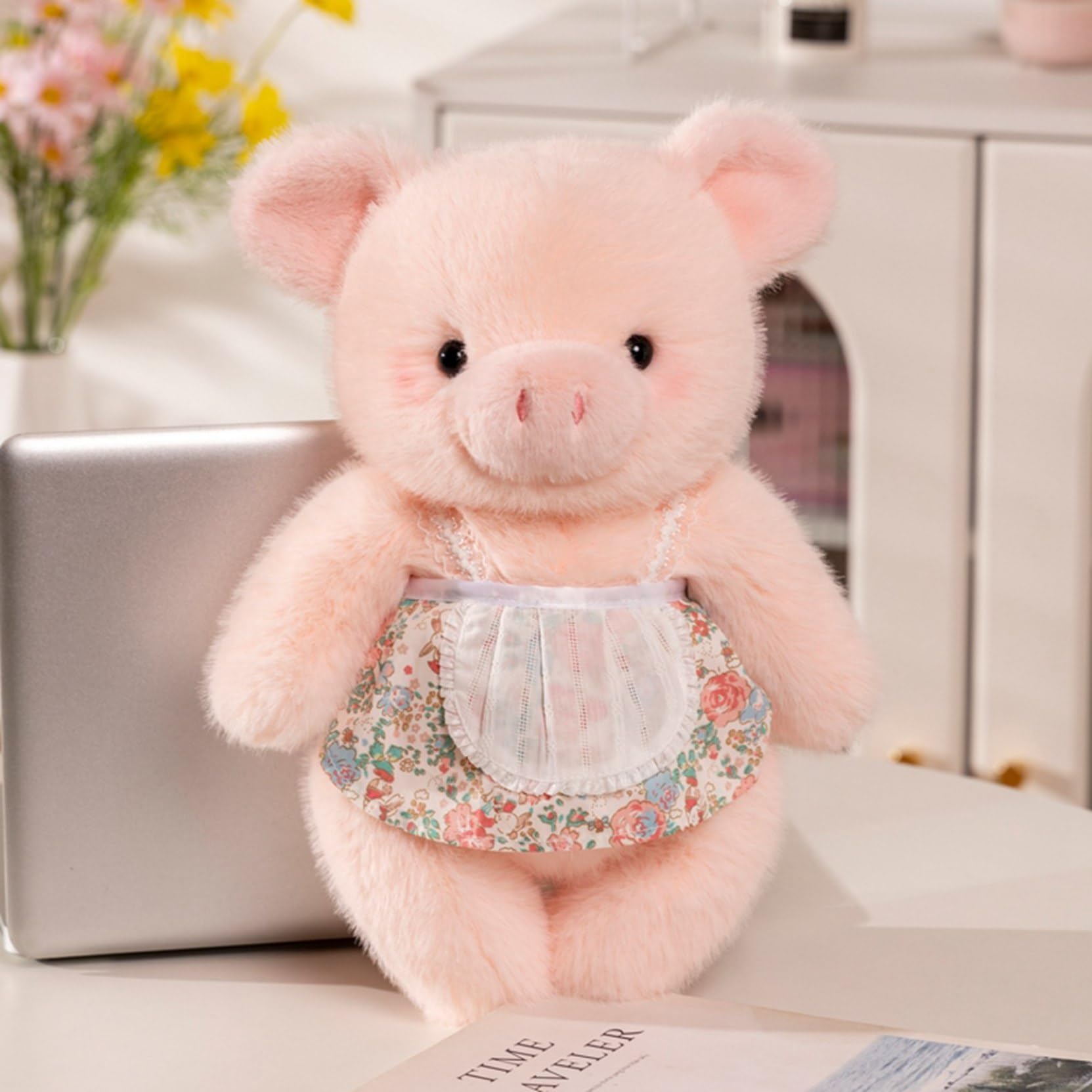Amazon｜ブタぬいぐるみ pig抱き枕 かわいい抱き枕 ぶた 子豚 服が付き